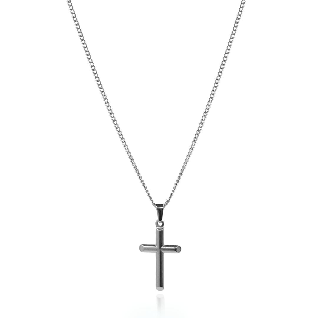 Plain Cross Pendant - (Silver)