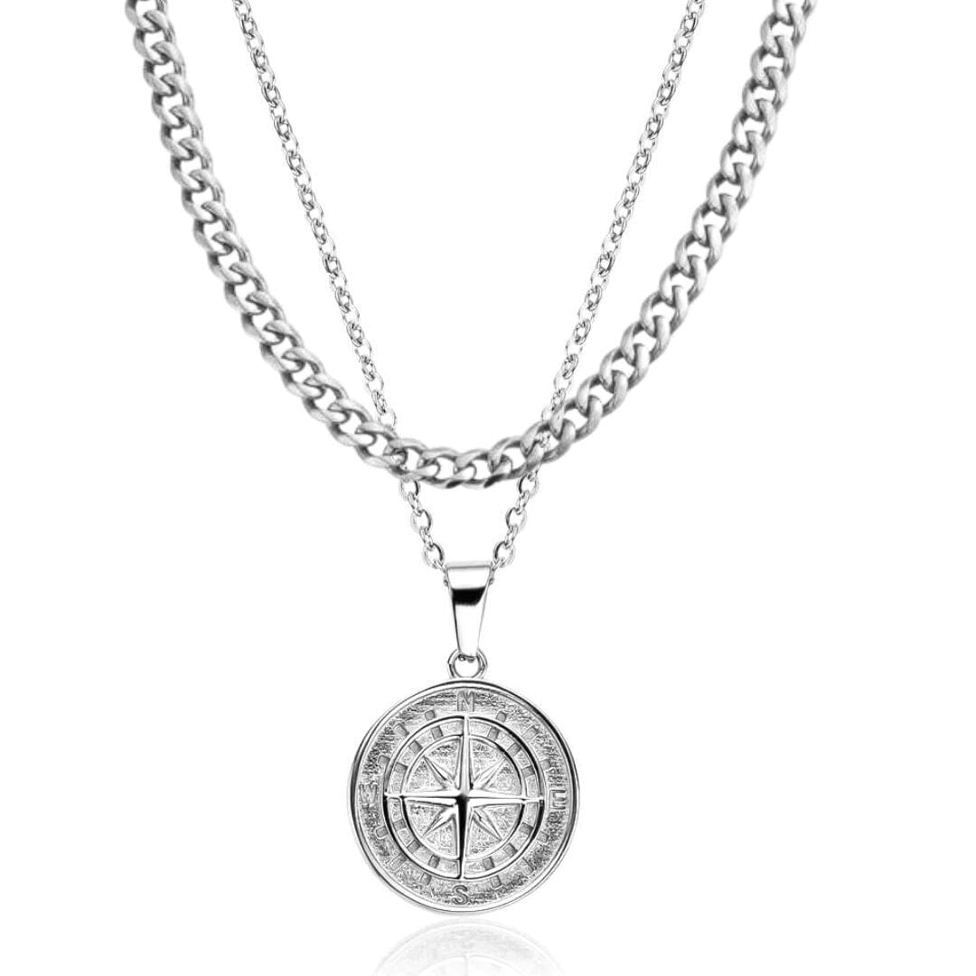 BUILD YOUR OWN SET (SILVER)-Collective Original-COMPASS - (Chain Included)-50cm Set-Collective Original