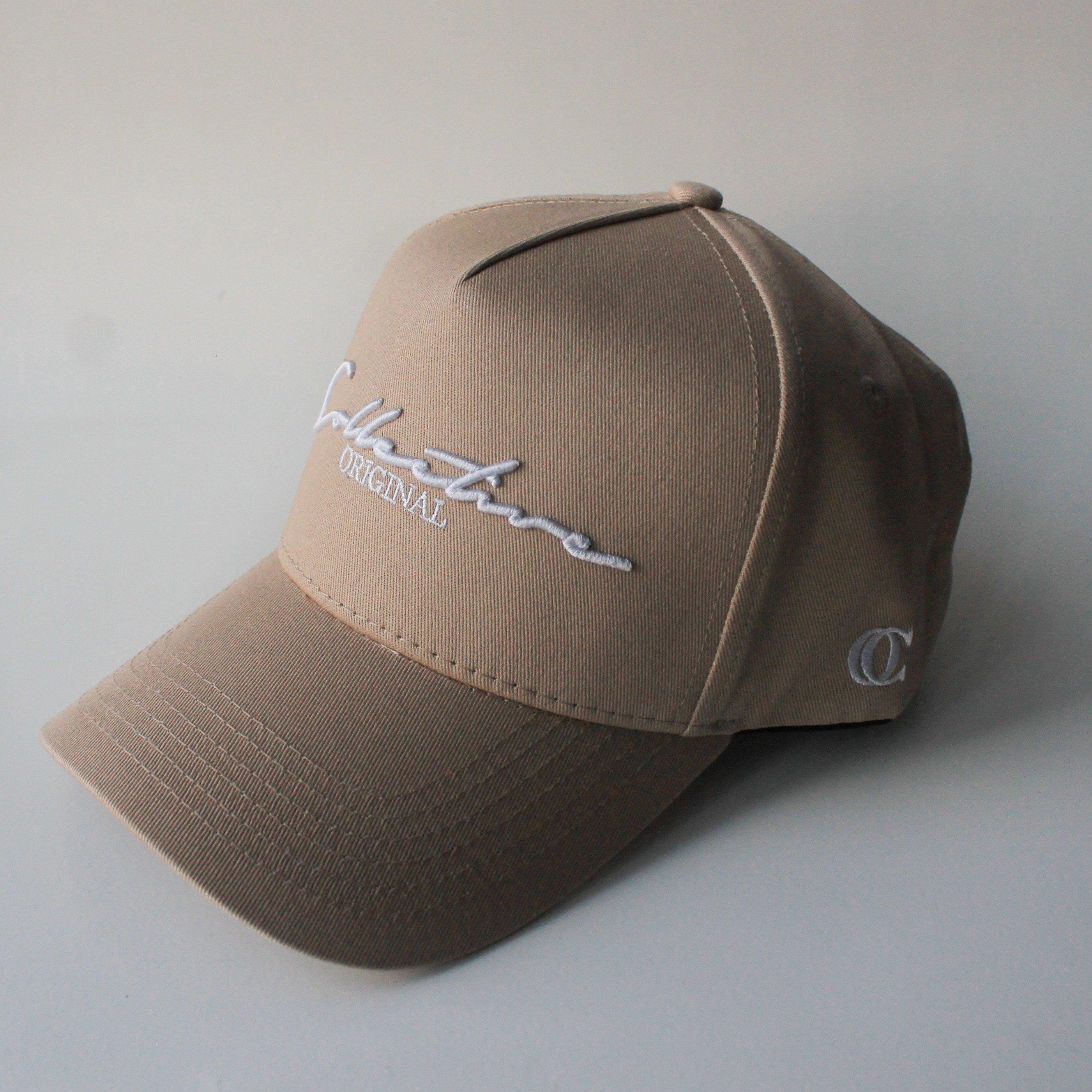 Beige Signature Snapback-Hats-Collective Original-Collective Original