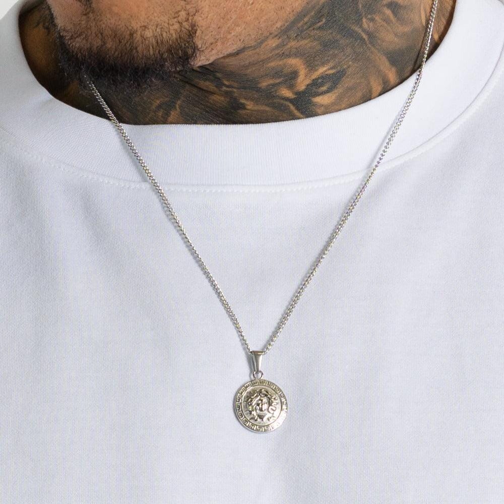 PRAY / MEDUSA PENDANT PENDANT SET - (SILVER)-Collective Original-45cm Set - (Chain Included)-Collective Original