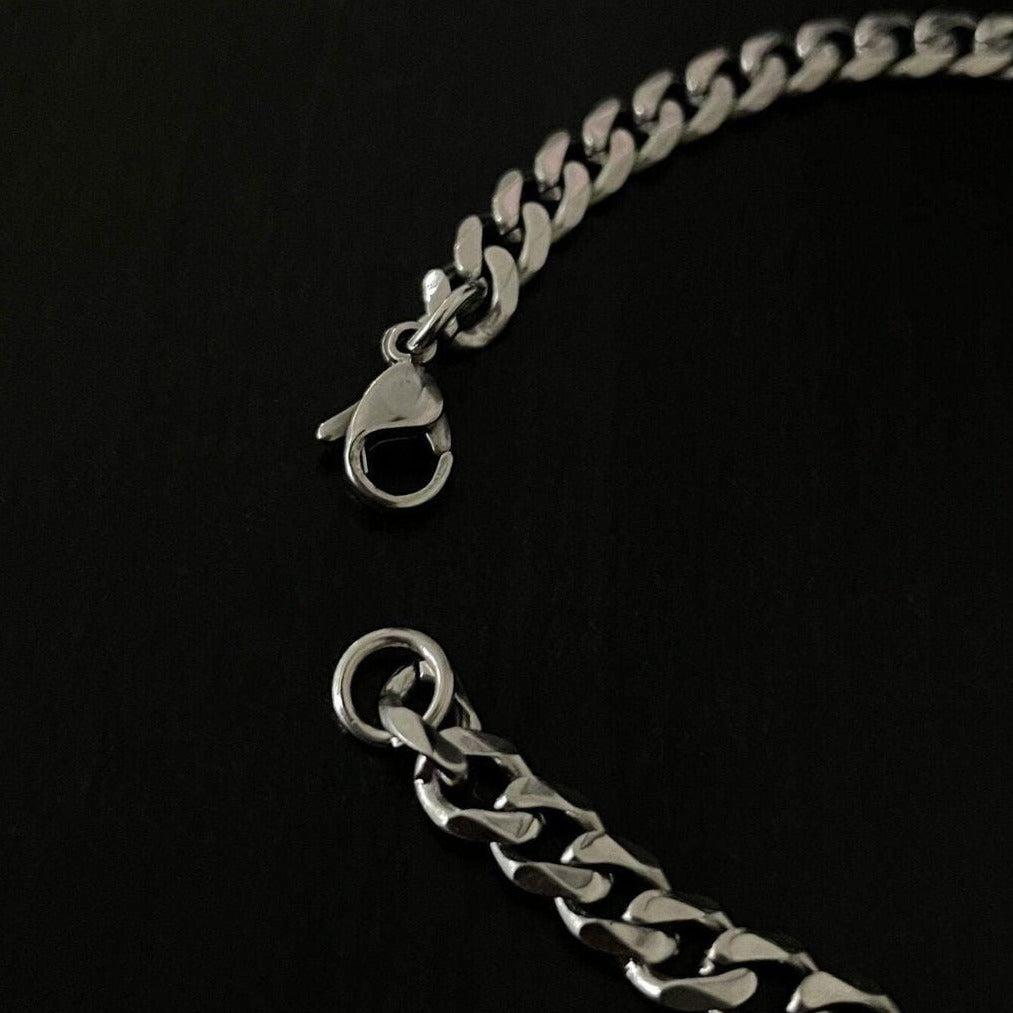 CUBAN BRACELET (SILVER)-Collective Original-19cm-3mm-Collective Original