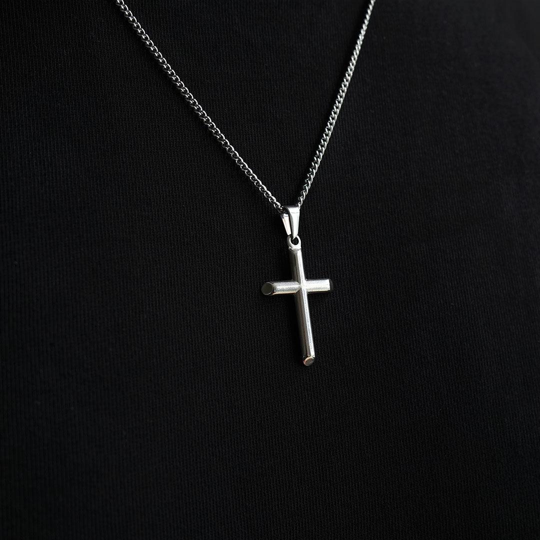 Plain Cross Pendant  - (Silver)