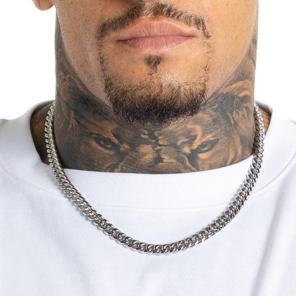 ST C PENDANT & CHAIN SET - (SILVER)