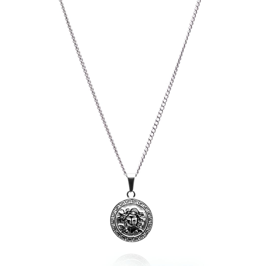 Medusa Pendant - (Silver)