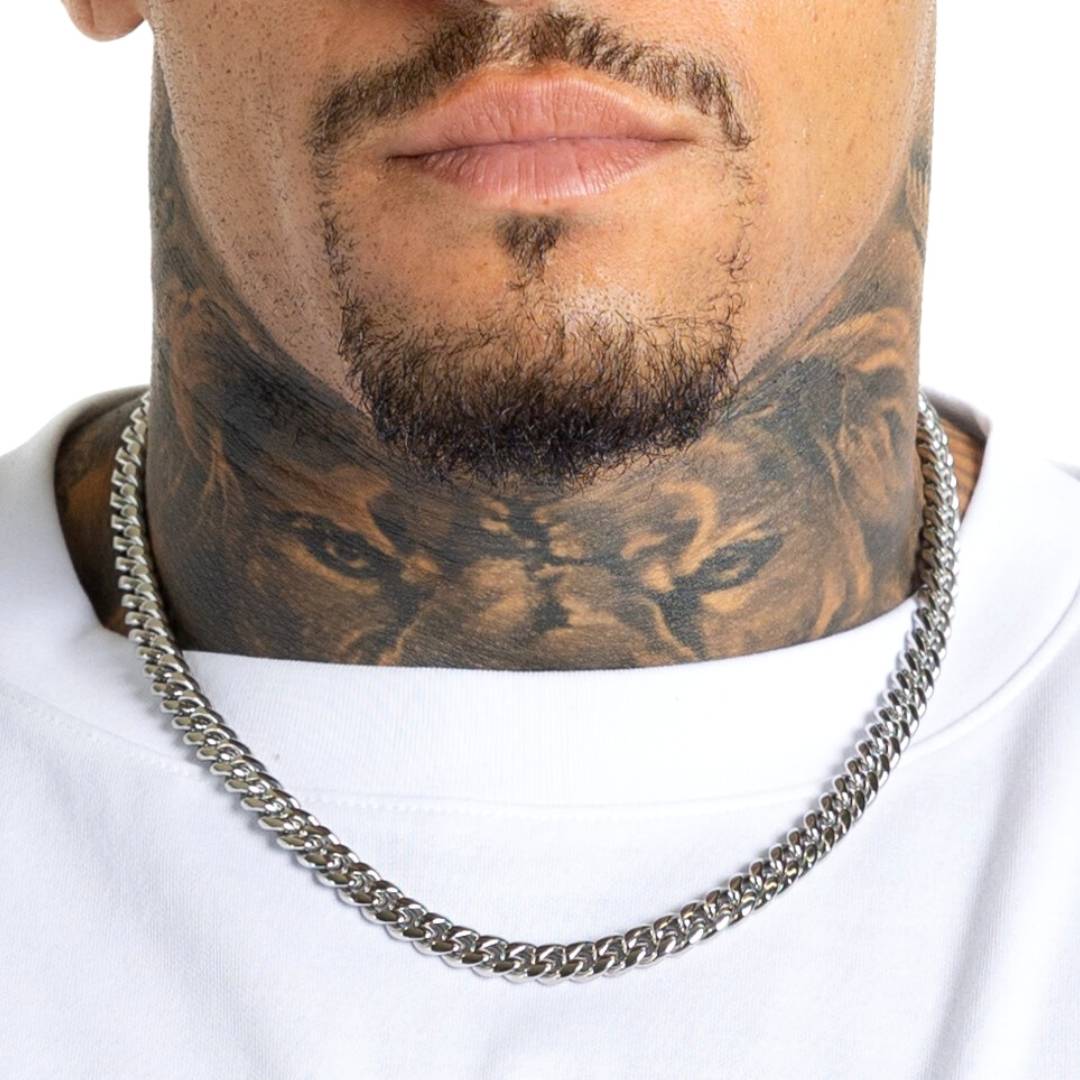 Pray & Chain Set - (Silver)