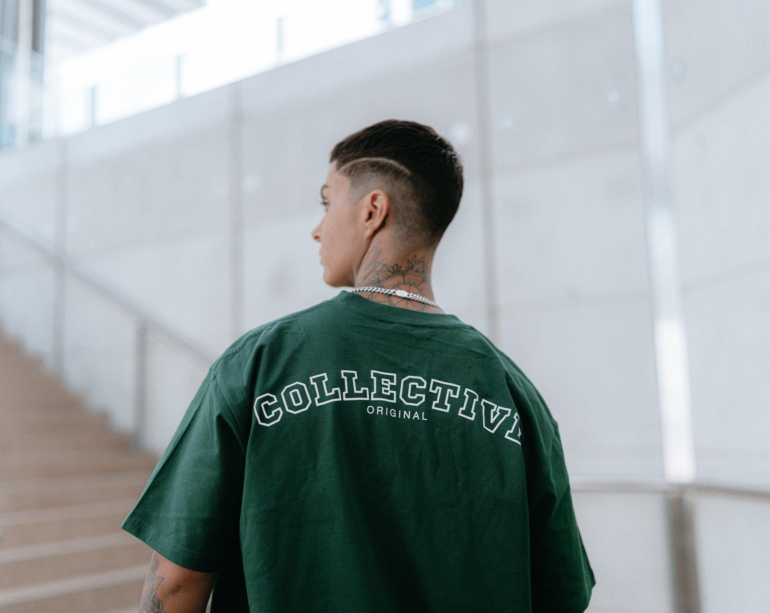 FOREST GREEN COLLEGE TEE-Collective Original-Small-Collective Original