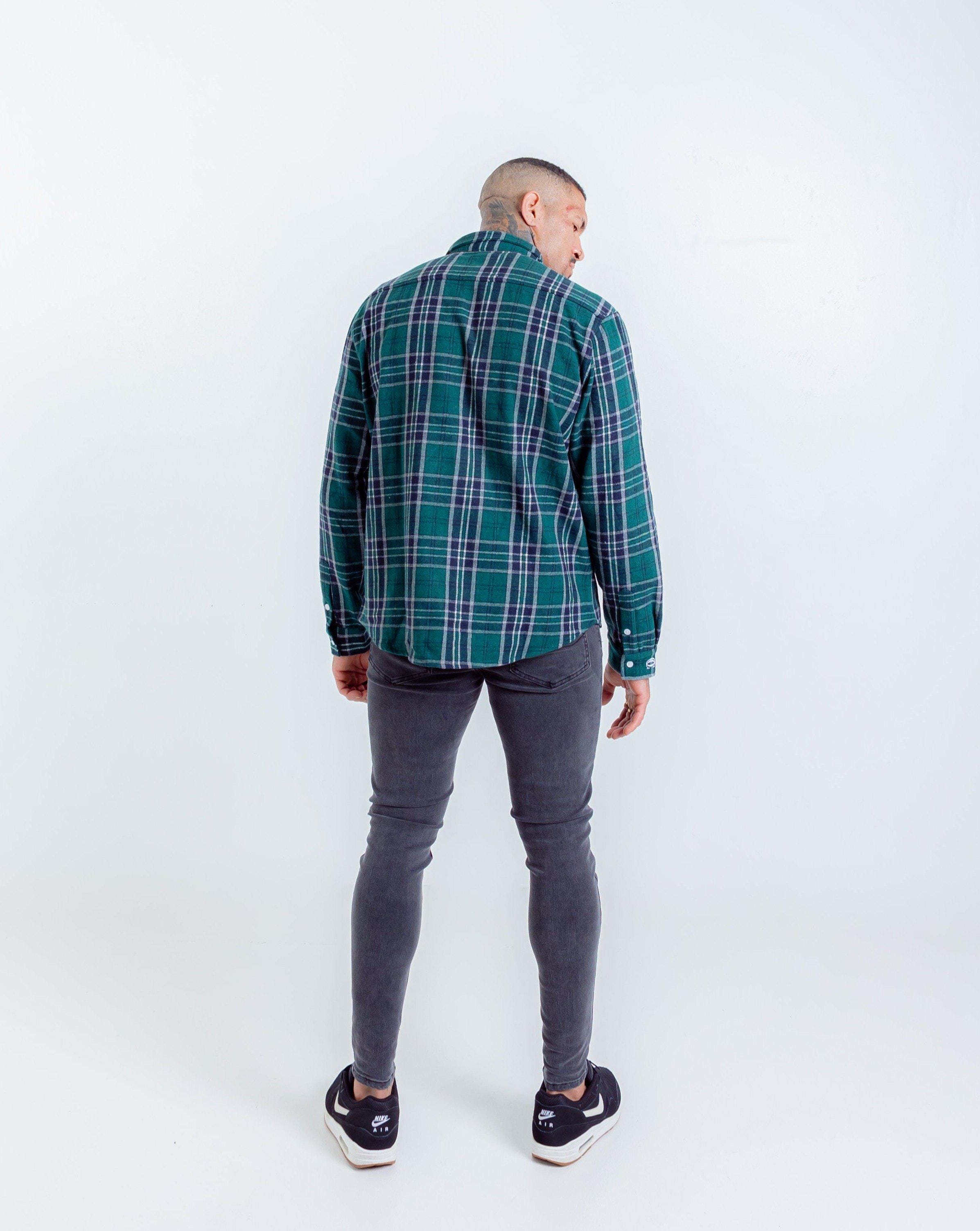 FOREST GREEN FLANNEL-Collective Original-Small-Collective Original