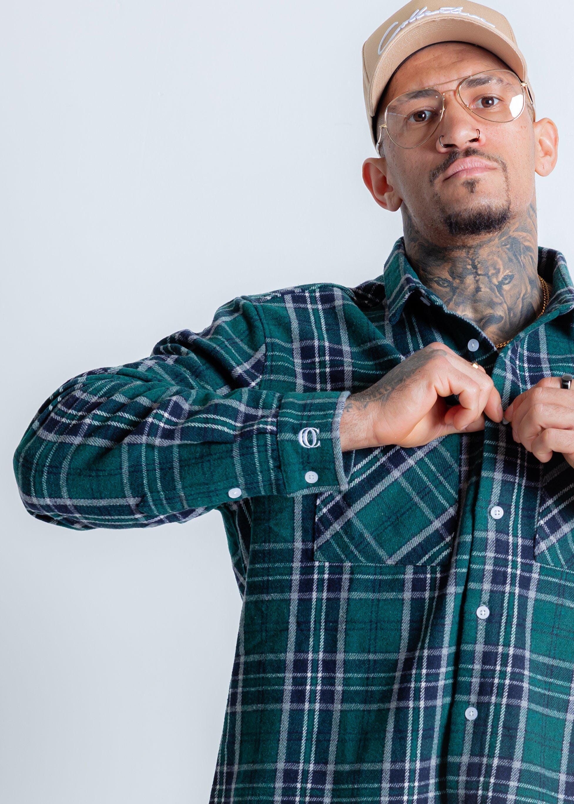 FOREST GREEN FLANNEL-Collective Original-Small-Collective Original