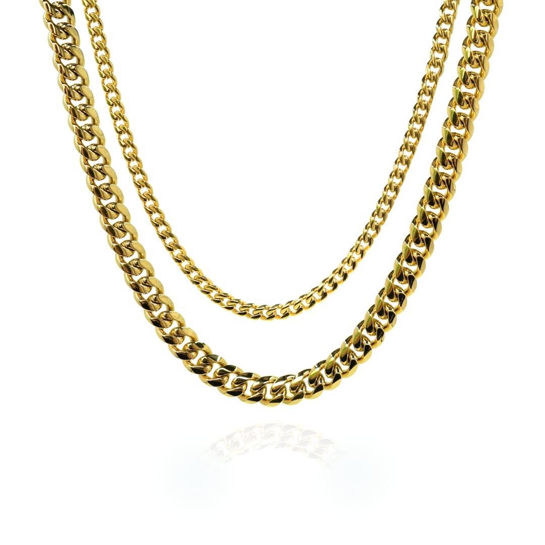 Cuban Collection (Gold) - 3mm / 8mm