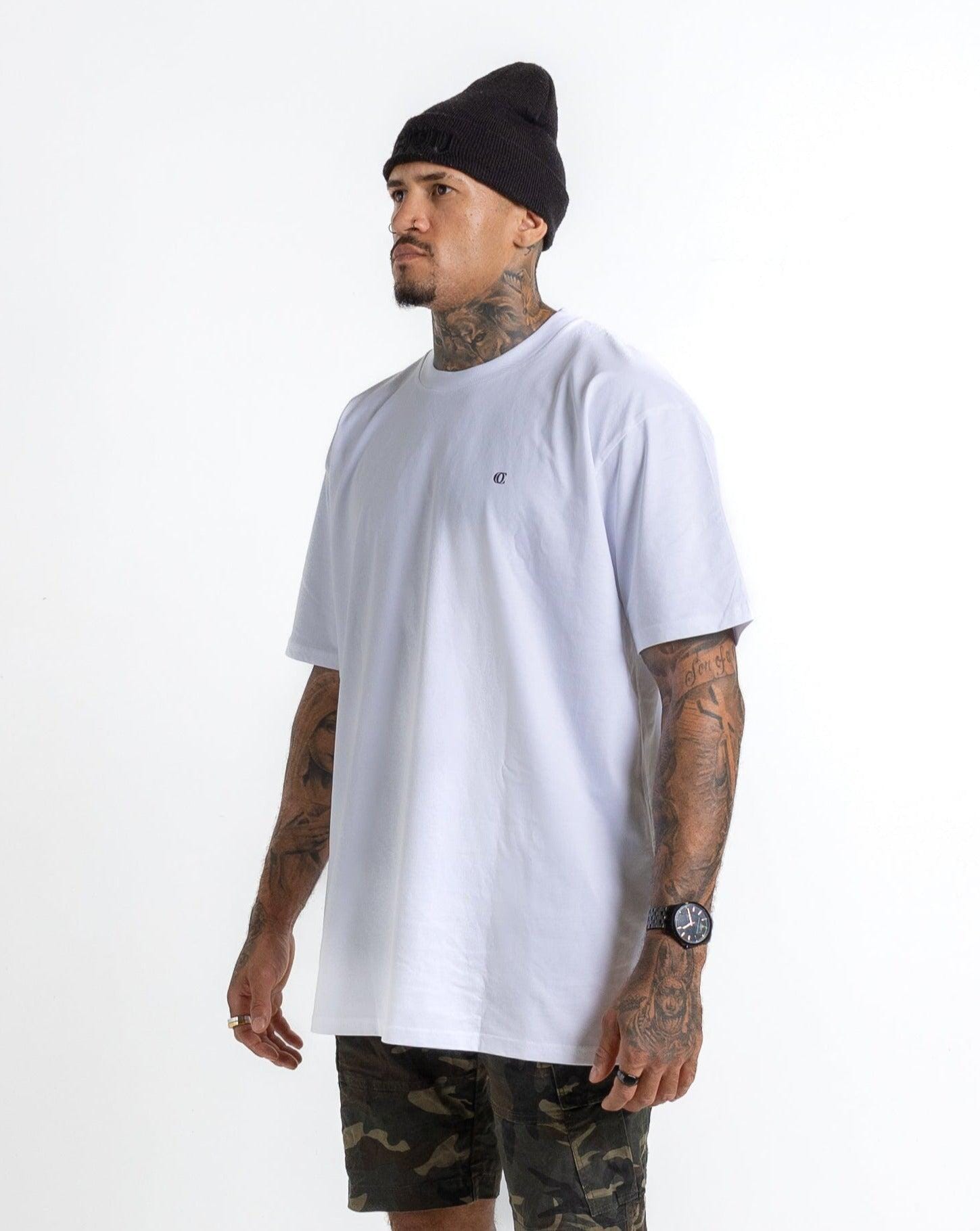 WHITE CLASSIC COLLEGE TEE-Collective Original-Small-Collective Original