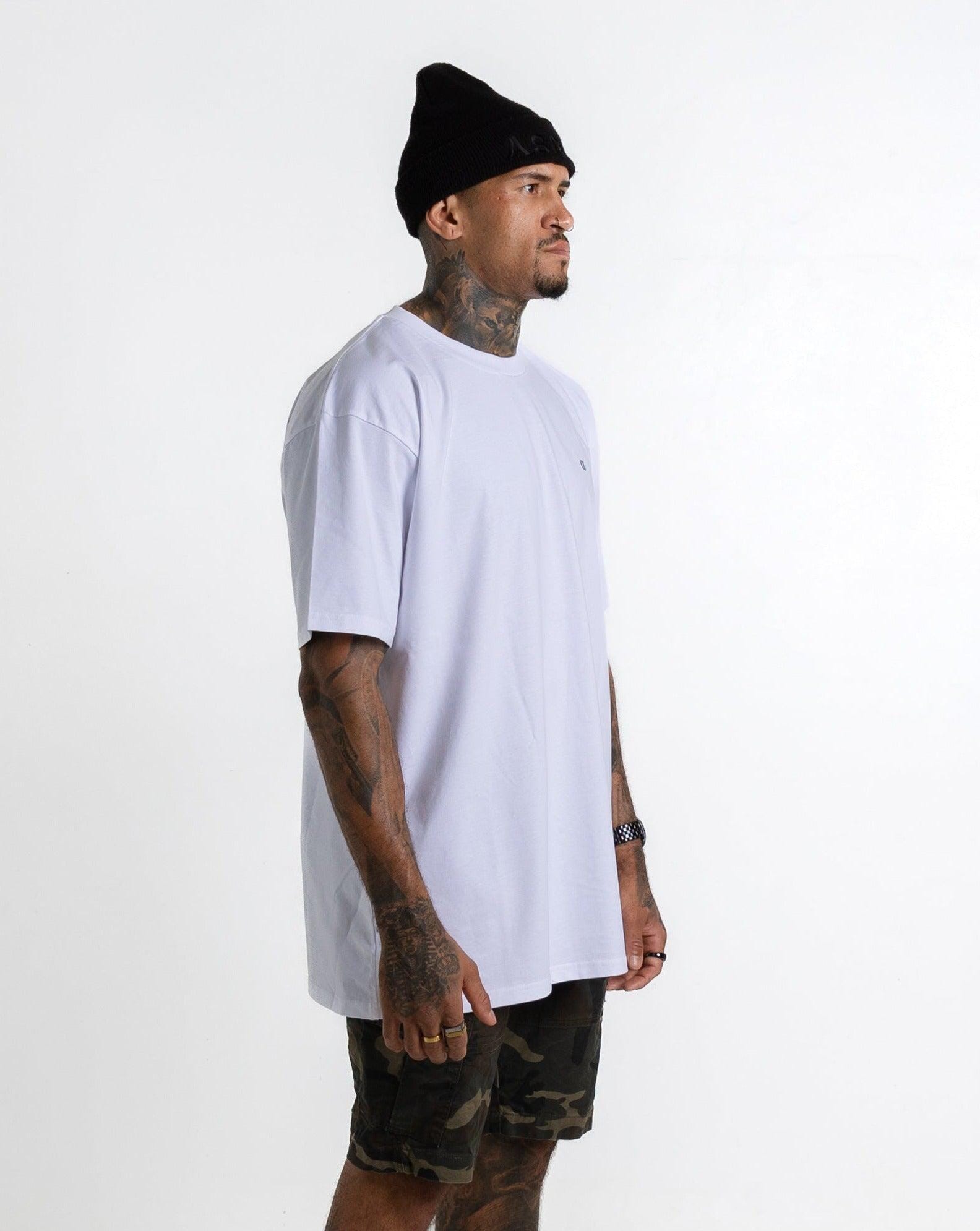 WHITE CLASSIC COLLEGE TEE-Collective Original-Small-Collective Original