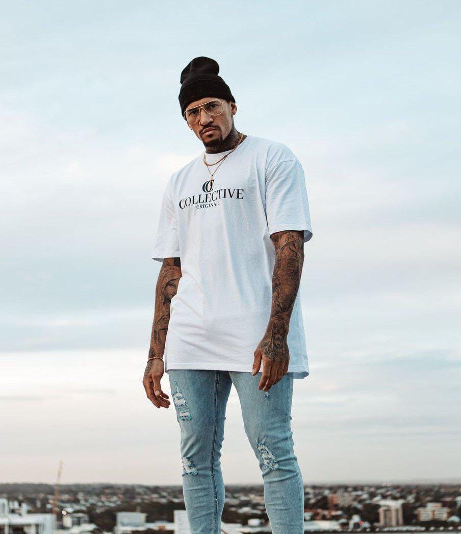 WHITE CLASSIC TEE-Collective Original-Small-Collective Original