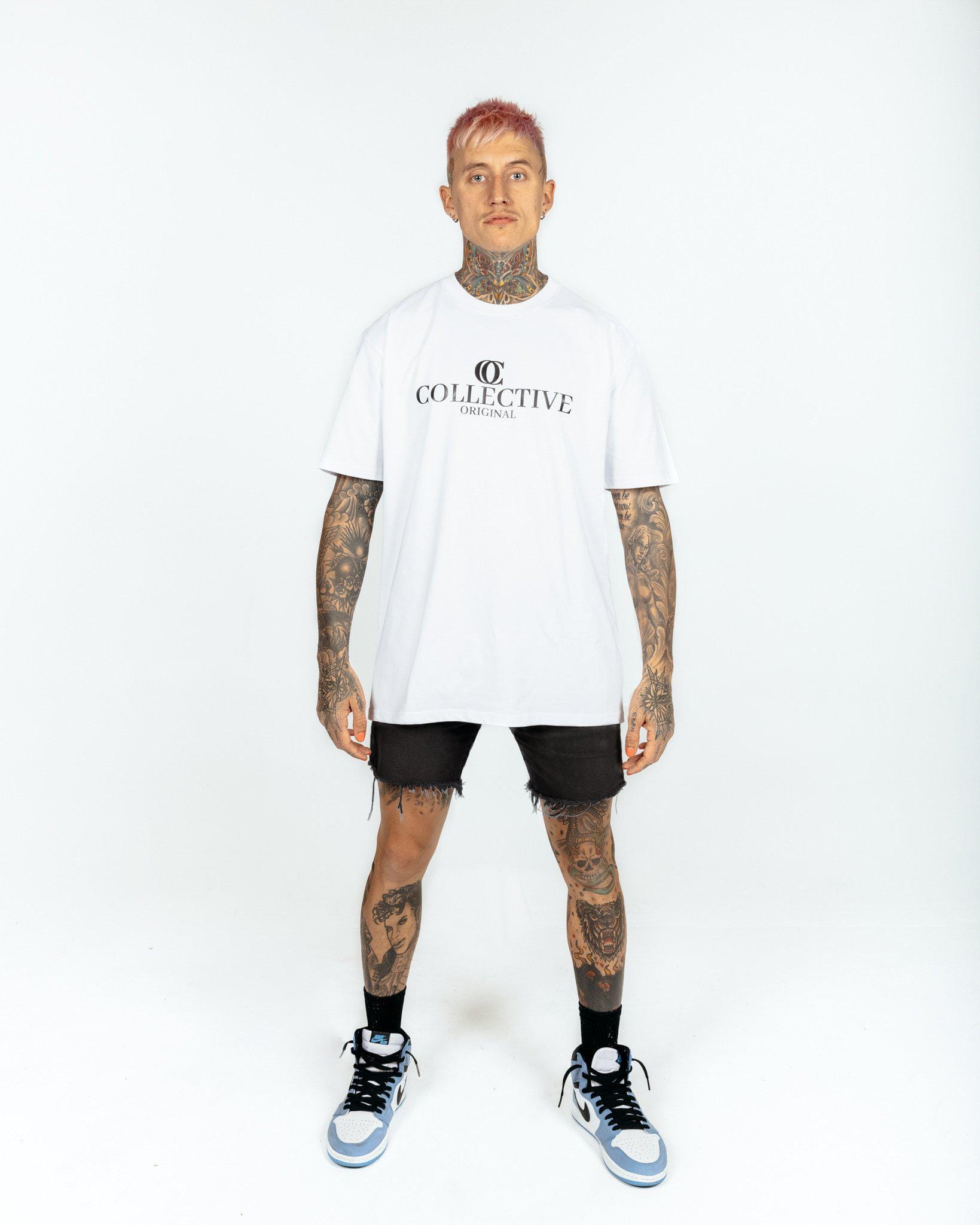 WHITE CLASSIC TEE-Collective Original-Small-Collective Original